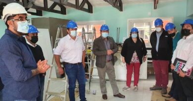 Alcalde Juan Soto junto a concejo municipal de San Pablo inspeccionan proyectos en ejecución.