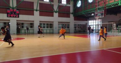 Niños de Castro participaron en un Encuentro Comunal de Futsal de los Juegos Deportivos Escolares.