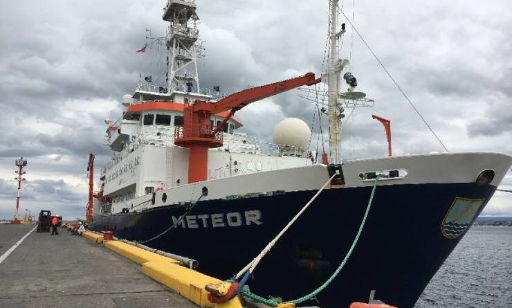 IFOP participa en crucero en barco científico Meteor