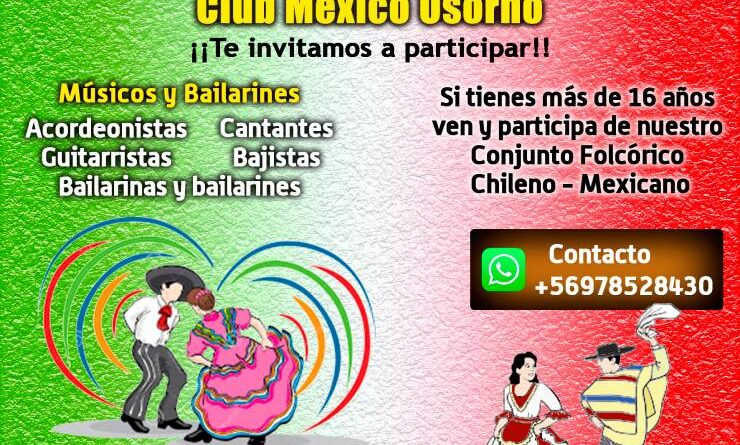 Conjunto folclórico del Club México invita a formar parte de su elenco