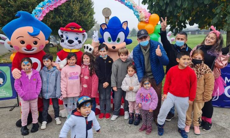 Municipio de Osorno celebró la fiesta por el cuidado de las niñas y los niños en el Parque Chuyaca