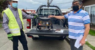 Saesa entrega equipo de respaldo a vecino electrodependiente del sector de Rahue