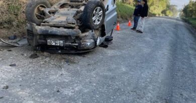 Concejal de Osorno, Herta Lican, sufrió accidente de tránsito en camino rural de la comuna de Fresia
