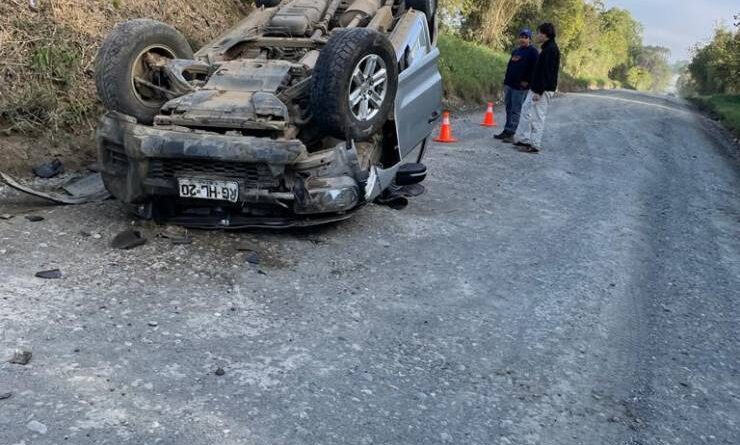 Concejal de Osorno, Herta Lican, sufrió accidente de tránsito en camino rural de la comuna de Fresia