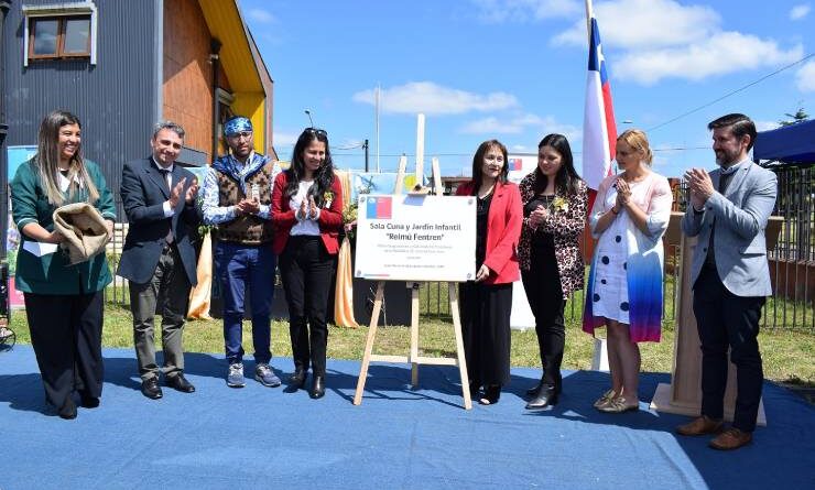 Junji Los Lagos inaugura jardín infantil Relmü Fentren