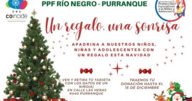PPF Río Negro – Purranque invita a apadrinar a niños y adolescentes en su campaña navideña “Un regalo, una sonrisa”