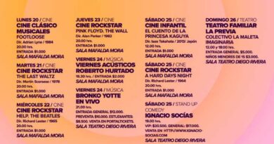 Casa del arte Diego Rivera Cartelera del lunes 20 al domingo 26 de febrero del 2023