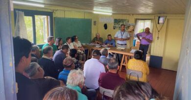 Ejecutivos de Saesa participan de reunión con vecinos de sector El Arrayán en Río Bueno