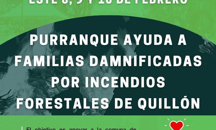 Municipalidad de Purranque inició una campaña solidaria que busca apoyar a familias damnificadas de Quillón.