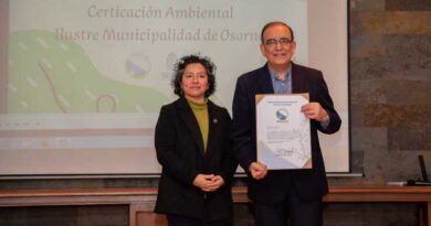 Osorno obtuvo certificación ambiental municipal