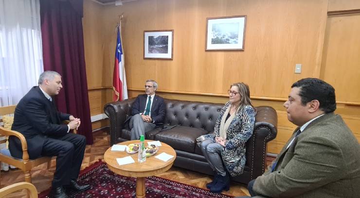 Presidente de la Corte de Apelaciones de Valdivia sostiene reunión con ministro de Justicia y Derechos Humanos