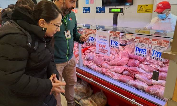 Autoridades fiscalizan venta de carne bovina en carnicerías de Osorno
