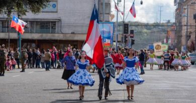 Más de 30 Conjuntos Folclóricos desfilaron este domingo 3 y dieron el vamos a las Fiestas Patrias en Osorno