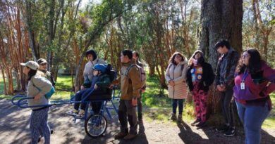 Realizan recorrido inclusivo por el Parque Municipal de Castro