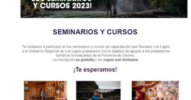 Sernatur Los Lagos invita a emprendedores turísticos de la provincia de Osorno a participar en cursos de capacitación gratuitos