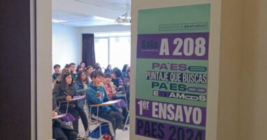 Cerca de 400 estudiantes fueron parte del Primer Ensayo PAES 2024 en la Sede Osorno de Santo Tomás