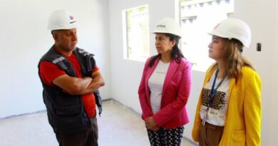 Autoridades visitan construcción de nueva Base SAMU de Rahue en Osorno