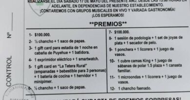 Pucoihue se une en solidaridad: organizan bingo comunitario en apoyo a estudiantes afectados en grave accidente