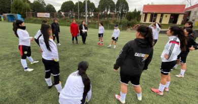 Primer selectivo de fútbol damas clasificatorio para los Juegos Binacionales de la Araucanía