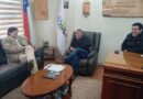 Alcalde Fernando Oyarzun sostiene importante reunión con el presidente de la Asociación Chilena de Municipalidades.