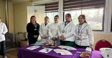 Vecinos de Cancura se beneficiaron de feria de la salud de CFT Santo Tomas Osorno