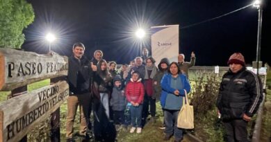 Saesa da luz a plaza de Callejón Solís con nuevo sistema de iluminación