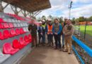 Comisión Provincial Chiloé del CORE conoció avances del estadio de Quemchi y constató que obras alcanzan un 90%