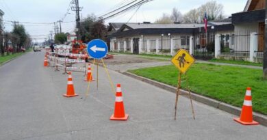 Suralis inicia intervención en sistema de recolección de calle Santa María en Osorno