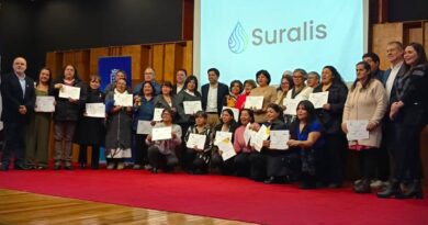 45 mujeres se certificaron en curso SENCE  de gasftería avanzada impulsado por Suralis