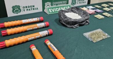 Puerto Montt: Carabineros desarticula organización criminal dedicada al narcotráfico