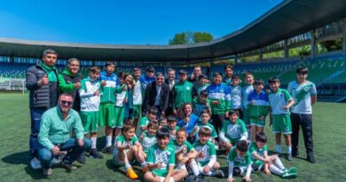 Mindep e IND entregaron recursos para la conservación de la cancha del Estadio Chinquihue en Puerto Montt