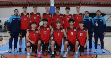 Colegio Alemán de Puerto Varas obtuvo medalla de bronce en básquetbol varones Sub 17 de los Juegos Deportivos Escolares