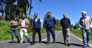 Trabajo conjunto entre Vialidad y el Gobierno Regional permitió asfaltar 2,5 km del camino Pailahueque Mohr en Pichidamas