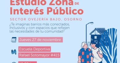 Ovejería Bajo avanza: ciudadanía invitada a un taller clave para definir su nuevo Plan Maestro Contemplado en Plan Zona de Interés Público.