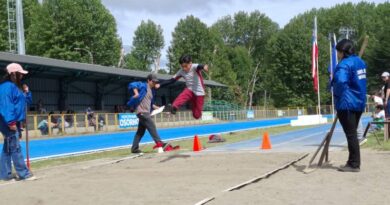 Primera jornada de Olimpiadas Escolares Rurales, reunió a establecimientos del microcentro.