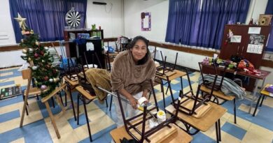 Escuela Claudio Arrau vivió tercera jornada de mejoramiento con apoyo de funcionarios, apoderados y estudiantes