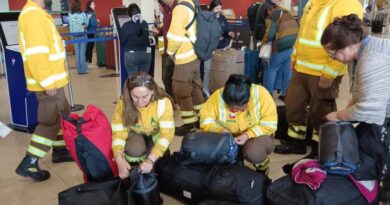 Brigadistas de la Región de Los Lagos  viajaron a Valparaíso de refuerzo para combatir incendios forestales