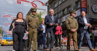 Alcalde Bertin realizó positivo balance de Bulevar navideño en Calle Ramírez