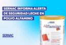 Alerta de seguridad alimentaria por leche en polvo infantil Alfamino