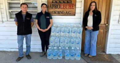 Aproleche Osorno se suma a campaña de apoyo por incendios forestales en el centro-sur del país