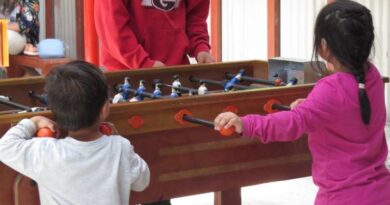 Rodeados de naturaleza los niños del programa FAE Castro festejaron la navidad