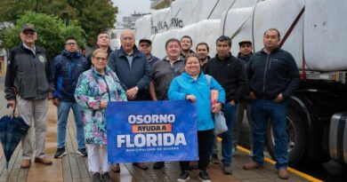 Partieron camiones con ayuda solidaria de Osorno a comuna de florida que fue afectada por incendios