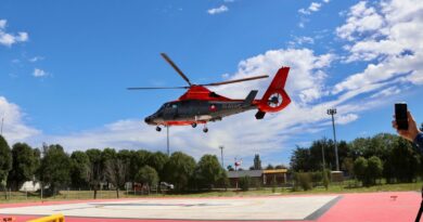 Realizan prueba operativa en Punto de Posada de Helicópteros del CESFAM Entre Lagos